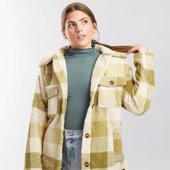 🔆BILLABONG🔆 FAIRBANKS FLEECE JACKET SO SOFT - Picture 3 of 15